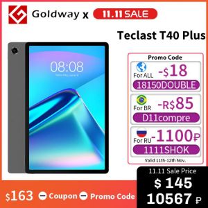 Teclast T40 Plus Tablet 8GB RAM 128GB ROM 10.4'' 2K Display Android 11 UNISOC T618 Octa Core Dual 4G Network WiFi GPS Ta