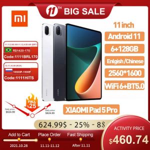 XIAOMI Tablet Pad 5 Pro Android 11 Snapdragon 870 6GB RAM 128GB ROM 11 inch 120HZ 2.5K Resolution 2560*1600 WiFi-6 8720mAh GPS