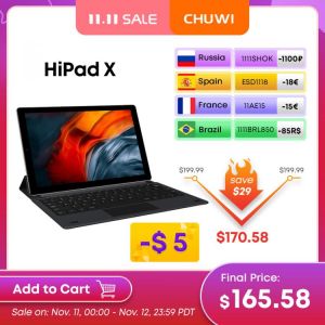 CHUWI HiPad X 10.1 inch Tablet Android 10 4G Phablet MT8788 Octa Core 1920x1200 IPS 4GB RAM 128GB ROM Tablet PC Dual Cameras GPS