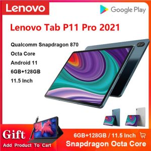 Lenovo Tab P11 Pro 2021 Snapdragon 870 Octa Core 6GB RAM 128GB 11.5 Inch 2.5K OLED Lenovo Tablet Android 11 XiaoXin Pad Pro 2021