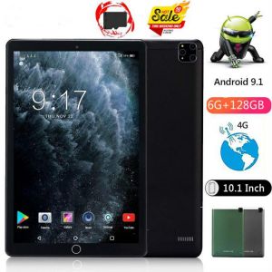 2021 New 10.1 inch Android 9 tablet 10 RAM 6GB+128GB ROM1280x800 HD IPS Screen WiFi GPS Media Pad 4G Phablet Youtube