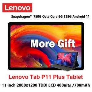 Global firmware 2021 Lenovo Xiaoxin Pad P11 Plus Tablet PC Snapdragon 750G Octa-core 6GB 128GB 11 inch 2K Screen Android 11 WiFi
