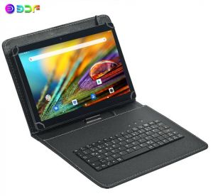 New 10.1 inch Tablets 2.5D Steel Screen Android 9.0 Tablet 3G Phone Call 64GB ROM Bluetooth 4.0 Wi-Fi Tablet PC Luxury Gift