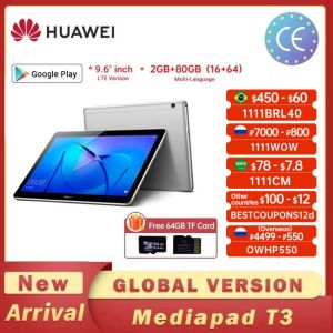 Huawei MediaPad9.6 inch T3 10 AGS-W09/AGS-L09 Tablet PC SnapDragon 425 Octa-Core 2GB Ram 32GB Rom 9.6 inch Android 7.0 1280*800