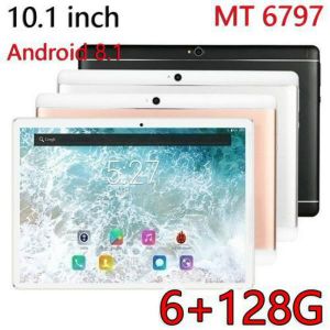 2021 New Tablet Android 8.0  10.1 Inch Tablet PC 6GB+128GB Quad Core WiFi Bluetooth Dual Camera Touch Screen  Kids Tablet