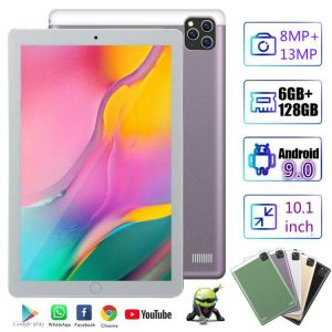 2022 New 10.1 Inch Android 9.0 Tablet PC 6GB+128GB 4G Network Dual Card WiFi Mobile Phone Tablet Combo for Gifts