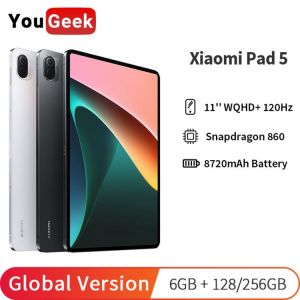 Global Version Xiaomi Pad 5 128GB / 256GB 11'' WQHD+ 120Hz Display Snapdragon 860 4 Stereo Speakers 8720mAh MI tablet 5 