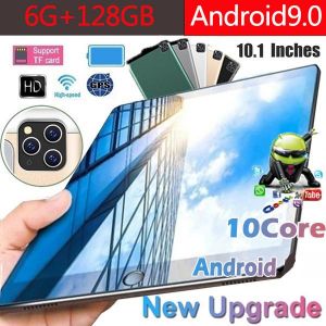 10.1 Inch Tablet PC 3G/4G Android 9.0 Octa Core Super Tablets Ram 6G+128GB 4G WiFi GPS 10 Tablet IPS  Dual SIM GPS