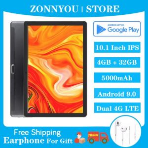 New Tablet 10 Inch Android 9.0 Tablets Pc 32GB IPS Tablet Laptop Bluetooth WiFi Tab Octa Core Dual SIM Card Tablet 10.1