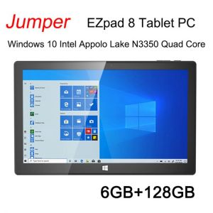 Jumper EZpad 8 Tablet PC 10.1'' 6GB RAM+128GB ROM Windows 10 Intel Appolo Lake N3350 Quad Core Support Dual WiFi & M