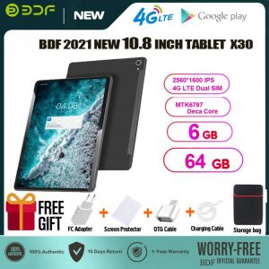 10.8 Inch Pro Tablet Android 8.0 Deca Core 4G Phone Call 6GB/64GB Tablets Pc 2560*1600 IPS Dual SIM Cards GPS WiFi Bluetooth Tab