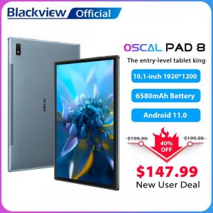BLACKVIEW OSCAL PAD 8 10.1" Android 11 Tablet 1920x1200 SC9863A Octa Core 4GB+64GB 4G Network AI Speed-up Tablets PC Dual Wif