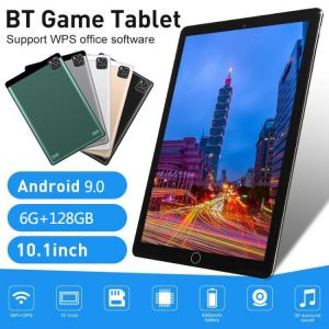 2022 Best Android 9.0 Tablet PC 10.1 Inch 6GB+128GB Wifi Tablets PC  Dual Camera Dual Sim Card Phone Tab Kids Tablet