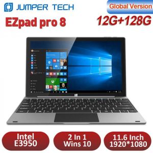 Global Version Jumper EZpad Pro 8 2 In 1 11.6'' Tablet Laptop Intel E3950  12GB 128GB Notebook FHD 1920*1080 Dual WiFi W