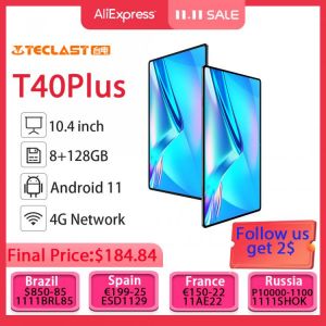 Teclast T40 Plus  10.4 inch 2000x1200 IPS  Android 11 8GB  RAM 128GB ROM T618 Octa Core 4G Network wifi Tablet PC