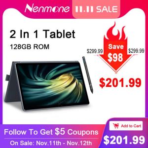 2021 Full New 128GB ROM 10.8 inch 2 in 1 Tablet Android MT6797 10 Cores Gaming pc Tablets 4G Call Laptop Tablet with Keyboard