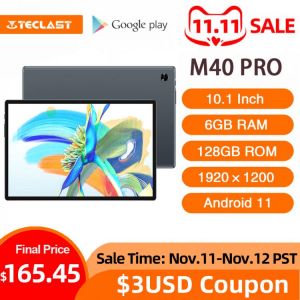 Newest Teclast M40 Pro 10.1'' Android 11 Tablets 6GB RAM 128GB ROM 1920x1200 UNISOC T618 Octa Core 4G Network Wifi Table