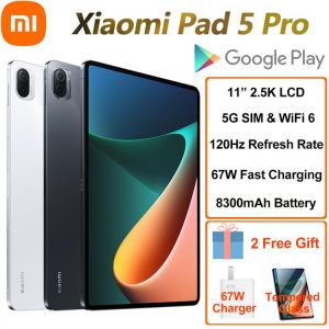 New Xiaomi Tablet 5 Pro 11-inch Pad 5G PC 2.5K LCD Eye Protection Screen 2-in-1 Pad M870 8G+256G WIFI 6 For Study/Office/Games
