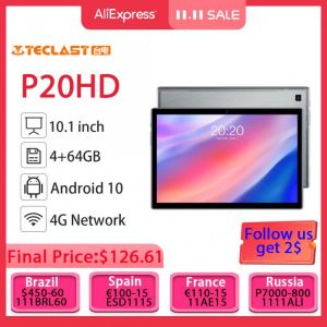 Teclast P20HD Android 10 Tablets 4G Network Phone Call 10.1 inch IPS 1920×1200 4GB RAM 64GB ROM SC9863A Octa Core Tablet pc