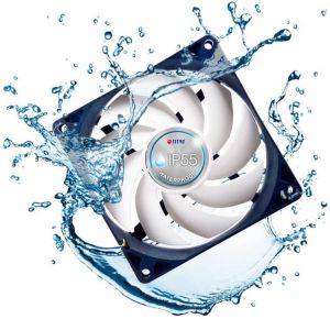TITAN- 12V DC IP55 Waterproof/Dustproof Case Cooling Fan (90mm (2 Pack))