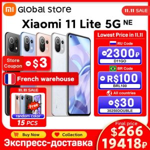 Global Version Xiaomi 11 Lite 5G NE Smartphone 128GB /256GB Snapdragon 778G Octa Core 64MP Camera 90Hz Display Mi 11 Lite 5G NE