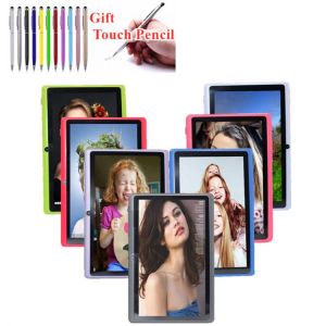 Android 4.4  7 Inch A33 4G Q88 Pro Allwinner Bluetooth-Compatible WIFI 1024*600 Dual Camera  With Quad Core 512MB/4GB