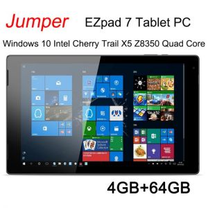 Jumper EZpad 7 Tablet PC 10.1'' 6500mAh  4GB RAM + 64GB ROM Windows 10 Intel Cherry Trail X5 Z8350 Quad Core Support Mic