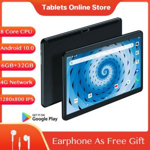 Global Version 10 Inch Tablet PC Android 10 OS 6GB RAM 32GB ROM 1280x800 IPS tablette netflix Youtube планшеты