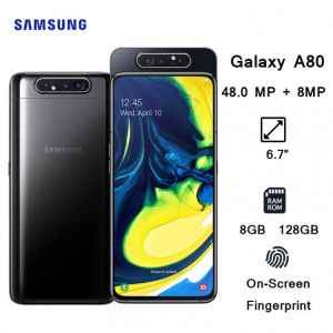 Samsung Galaxy A80 4G Smartphone 6.7" 48MP Rear Camera Snapdragon 730G Octa-core 3700mAh 8GB RAM 128GB ROM Mobile Phone