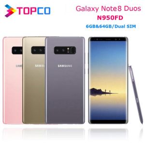 Samsung Galaxy Note8 Duos Note 8 N950FD Global Version 4G LTE Android Phone Exynos Octa Core 6.3" Dual 12MP RAM 6GB ROM 64GB 