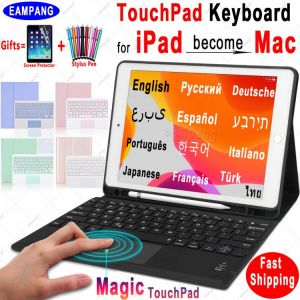 Magic TouchPad Keyboard for iPad 10.2 Keyboard Case for Apple iPad 9.7 2017 2018 Air 2 3 4 Pro 9.7 10.5 11 2019 2020 2021 8th