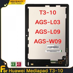 LCD For Huawei MediaPad T3 10 AGS-L03 AGS-L09 AGS-W09 LCD Display Touch Screen Digitizer Assembly With Frame For Mediapad T3 10