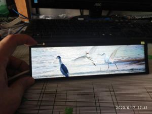 8.8 inch IPS  Long strip display Stretched Bar HDMI Compatible Display Aida64 Monitor USB 5V Power Second Display Slim 1920*480