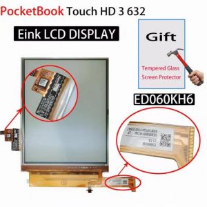6 inch ED060KH6 Touch Panel and lcd display For PocketBook Touch HD 3 632 Pb632 screen with Backlight For Pocketbook 632 Aqua