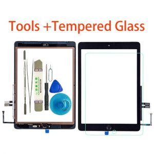 New For iPad 9.7 (2018 Version)  6 6th Gen A1893 A1954 Touch Screen Digitizer  Glass With Home Button +Tools+Tempered Glass
