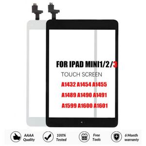 New Touch screen for iPad Mini 1/2 mini 3 Touch Screen Digitizer Front Glass NO home button NO IC connector with Free Tools