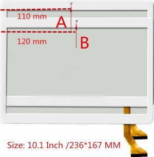 New touch screen 10.1 inch for BDF KT107_V01 KT107 V01 KT107A Capacitive touch screen panel repair replacement spare parts