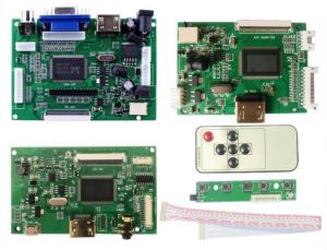 LCD TTL LVDS Controller Board HDMI VGA 2AV 50PIN For 7300101463 1024*600 Driver Board