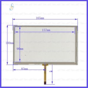 ZhiYuSun New 165mm*100mm original handwritten 7 inch car DVD navigation GPS touch screen panel free shipping 165*100