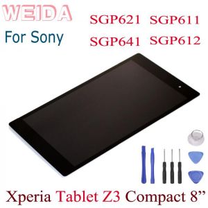WEIDA LCD Replacement 8" For Sony Tablet Xperia Z3 Tablet Compact SGP611 SGP612 SGP621 SGP641 LCD Display Touch Screen Assemb