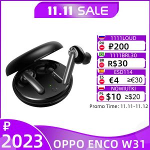 OPPO Enco W31 TWS Earphone Bluetooth 5.0 Low latency True Wireless Earphones 25mAh IPX4 For Find X2 X2 Pro ACE 2