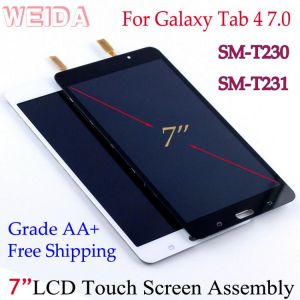 WEIDA LCD Replacment 7" For Samsung Galaxy Tab 4 7.0 SM-T230 SM-T231 LCD Display Touch Screen Assembly T230 WIFI /T231 3G