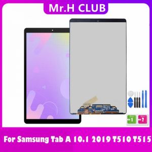 100% Tested AAA For Samsung Galaxy Tab A 10.1 2019 T510 T515 SM-T517 SM-T510 LCD Display Touch Screen Digitizer Assembly + TOOL