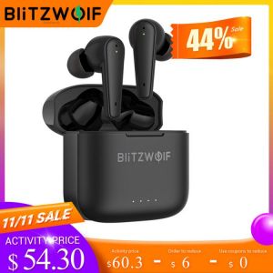 [Dual ANC] BlitzWolf BW-FYE11 TWS bluetooth-compatible V5.0 Earphone Active Noise Reduction HiFi Stereo HD Calls Touch Control