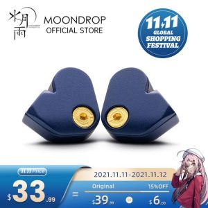 MOONDROP SSP In-Ear Earphones Super Spaceship Pulse Earbuds Dynamic Driver Headphones with Detachable Cable 0.78 2Pin Headset