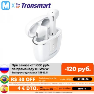Original Tronsmart Onyx Ace Bluetooth 5.0 Earphones withQualcomm Chip aptX Wireless Earbuds Noise Cancellation 4 Microphone