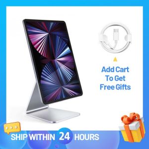 Lululook Magnetic Stand For iPad, Aluminum Tablet Holder Adjustable Desktop Stand Holder For Apple iPad Pro 11/12.9/iPad Air