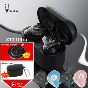 Sabbat X12/X12 Pro Ultra TWS Earphone Wireless Earbuds Bluetooth-compatible IPX5 Waterproof Headset APX-T Audio Hifi Stereo