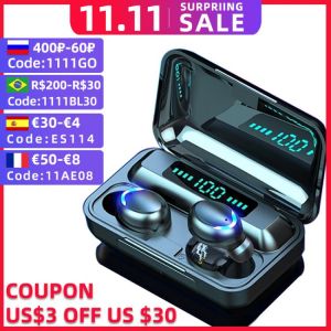 V5.1 F9 Tws wireless headphones bluetooth Earphones sport Waterproof Headset HiFI Stereo arbuds For iPhone Xiaomi Android pnhone