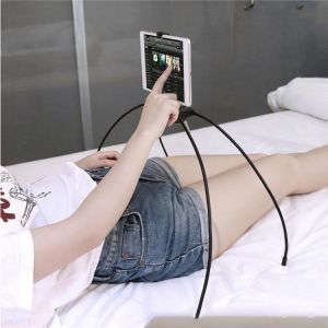 Adjustable Lazy Phone Pad Stand Mount Holder Tablet Spider Bracket Foldable Stable Desk Bed Car Bathroom Multi-scene Application